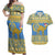 Personalized Eritrea Christmas Couples Matching Off Shoulder Maxi Dress and Hawaiian Shirt Ruhus Beal Lidet - National Emblem - Wonder Print Shop
