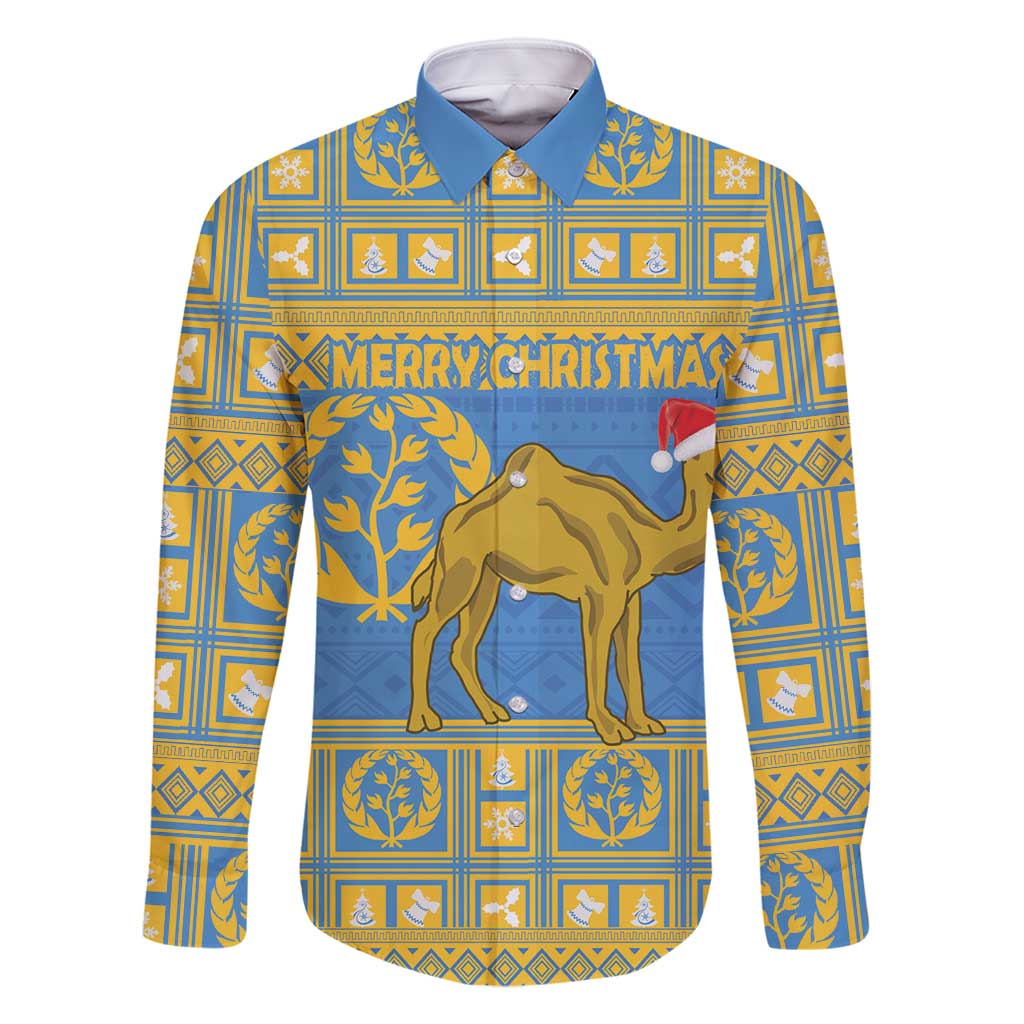 Personalized Eritrea Christmas Family Matching Long Sleeve Bodycon Dress and Hawaiian Shirt Ruhus Beal Lidet - National Emblem - Wonder Print Shop