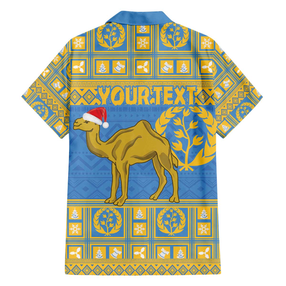 Personalized Eritrea Christmas Family Matching Off The Shoulder Long Sleeve Dress and Hawaiian Shirt Ruhus Beal Lidet - National Emblem - Wonder Print Shop