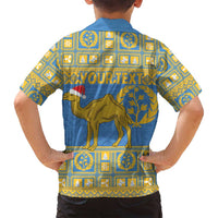 Personalized Eritrea Christmas Family Matching Off Shoulder Short Dress and Hawaiian Shirt Ruhus Beal Lidet - National Emblem - Wonder Print Shop