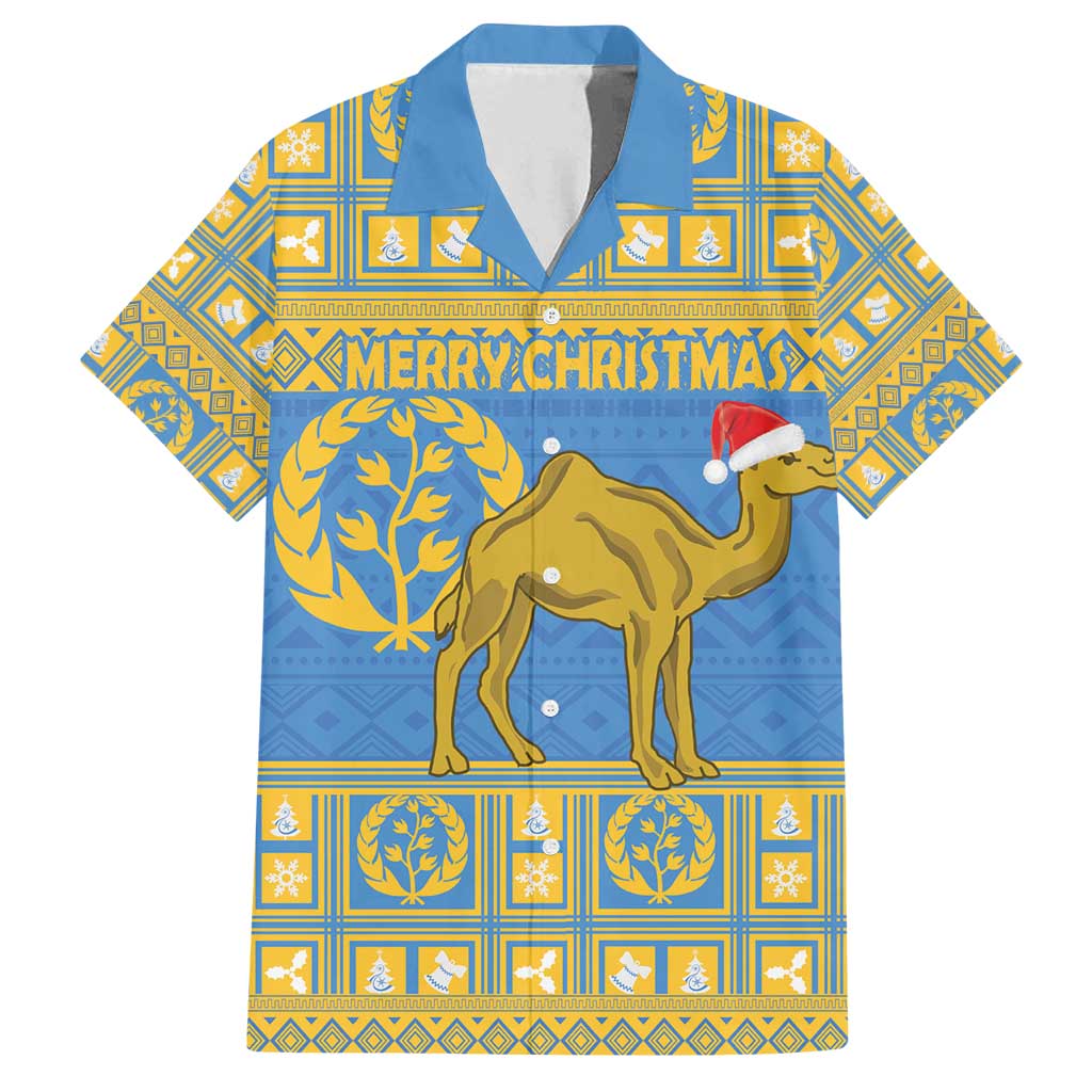 Personalized Eritrea Christmas Family Matching Puletasi and Hawaiian Shirt Ruhus Beal Lidet - National Emblem - Wonder Print Shop