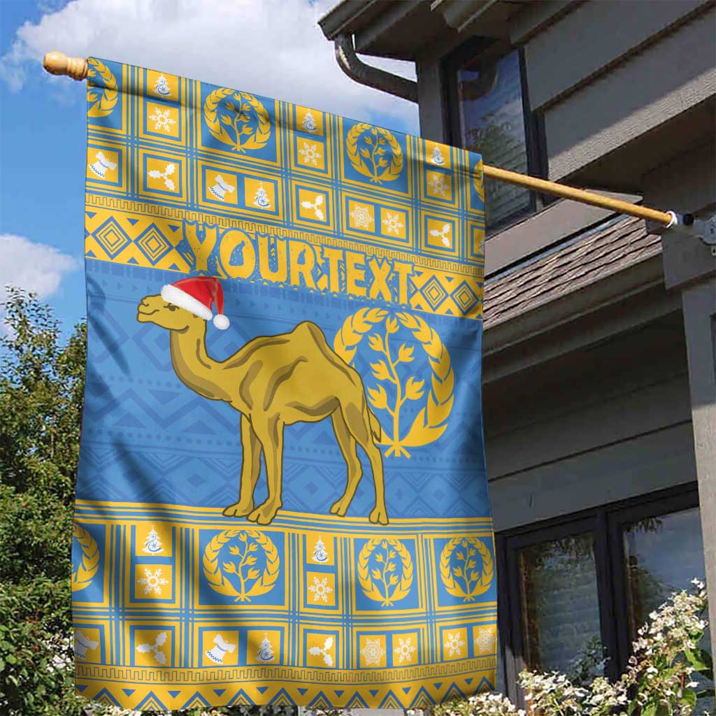 Personalized Eritrea Christmas Garden Flag Ruhus Beal Lidet - National Emblem - Wonder Print Shop