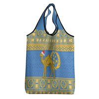 Personalized Eritrea Christmas Grocery Bag Ruhus Beal Lidet - National Emblem