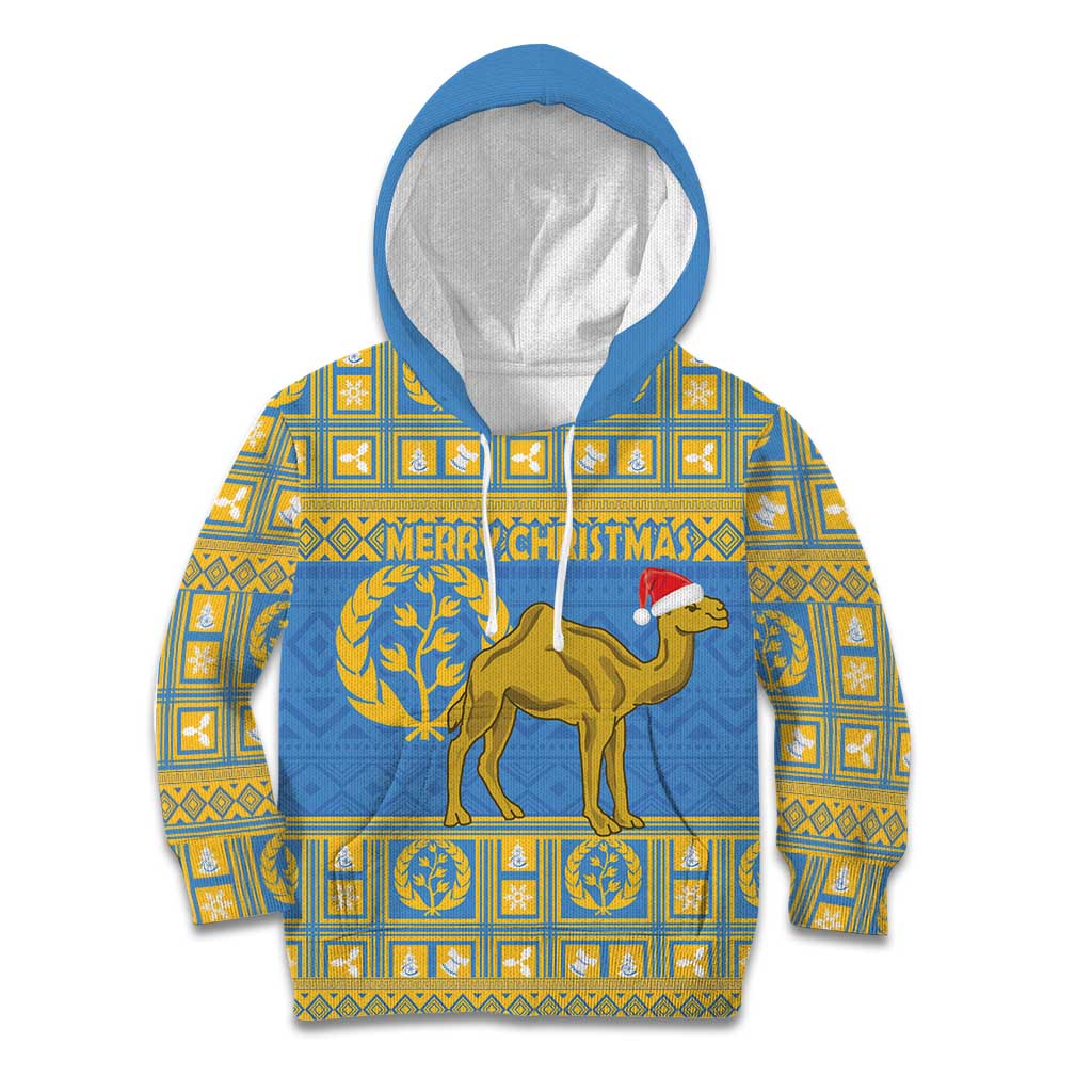 Personalized Eritrea Christmas Kid Hoodie Ruhus Beal Lidet - National Emblem - Wonder Print Shop
