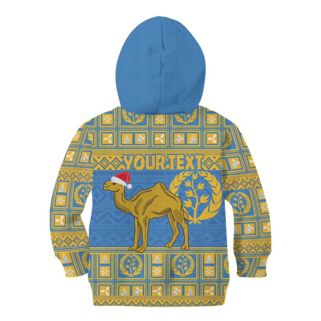 Personalized Eritrea Christmas Kid Hoodie Ruhus Beal Lidet - National Emblem - Wonder Print Shop