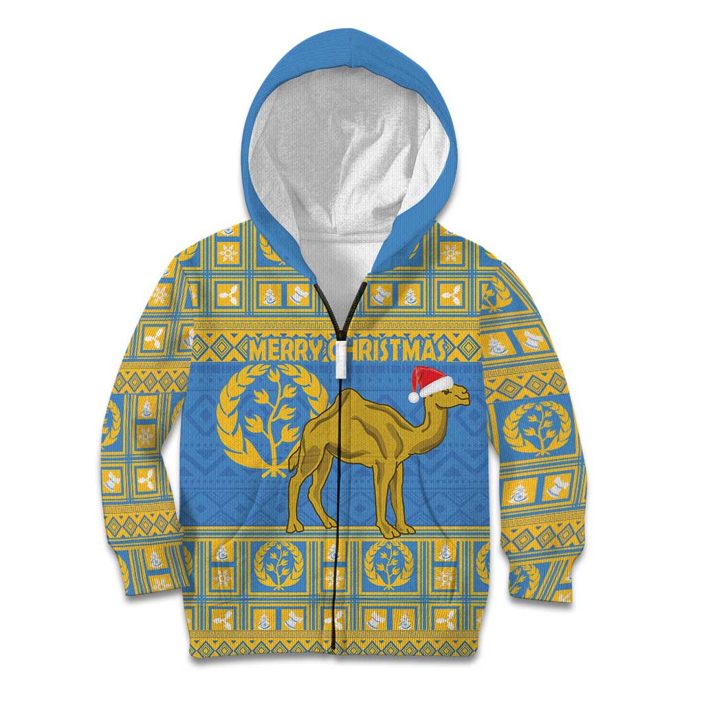 Personalized Eritrea Christmas Kid Hoodie Ruhus Beal Lidet - National Emblem - Wonder Print Shop