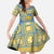 Personalized Eritrea Christmas Kid Short Sleeve Dress Ruhus Beal Lidet - National Emblem - Wonder Print Shop
