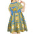 Personalized Eritrea Christmas Kid Short Sleeve Dress Ruhus Beal Lidet - National Emblem - Wonder Print Shop