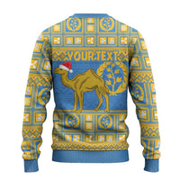 Personalized Eritrea Christmas Ugly Christmas Sweater Ruhus Beal Lidet - National Emblem - Wonder Print Shop