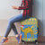 Personalized Eritrea Christmas Luggage Cover Ruhus Beal Lidet - National Emblem - Wonder Print Shop