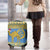 Personalized Eritrea Christmas Luggage Cover Ruhus Beal Lidet - National Emblem - Wonder Print Shop