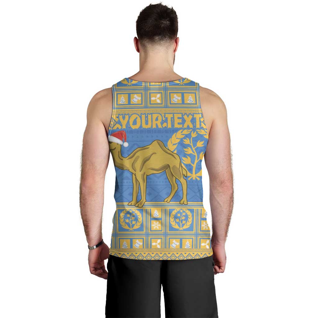 Personalized Eritrea Christmas Men Tank Top Ruhus Beal Lidet - National Emblem - Wonder Print Shop