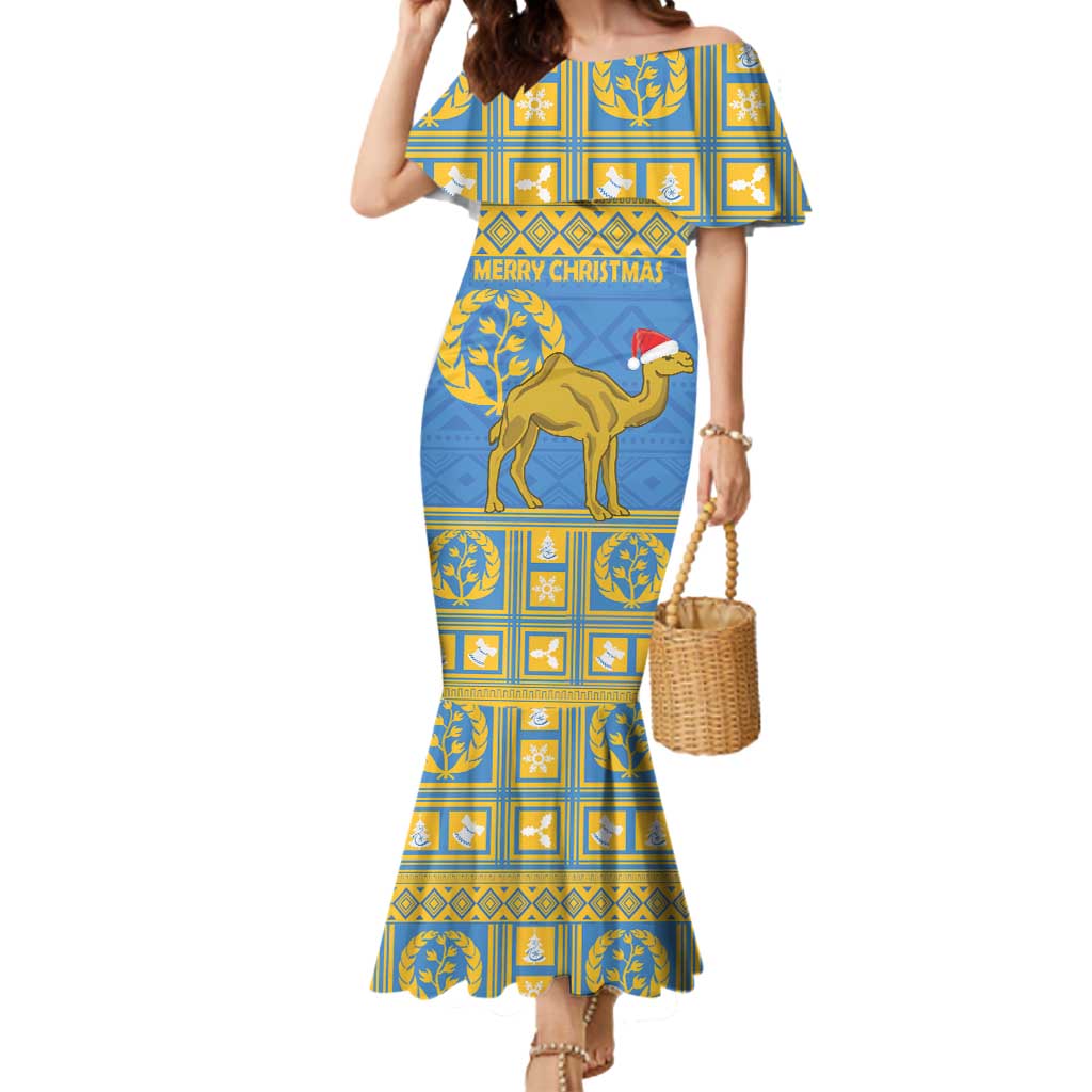 Personalized Eritrea Christmas Mermaid Dress Ruhus Beal Lidet - National Emblem - Wonder Print Shop