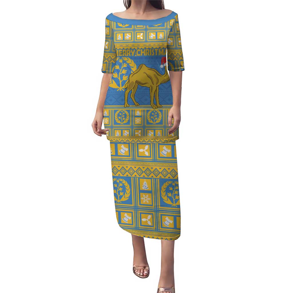 Personalized Eritrea Christmas Puletasi Ruhus Beal Lidet - National Emblem - Wonder Print Shop