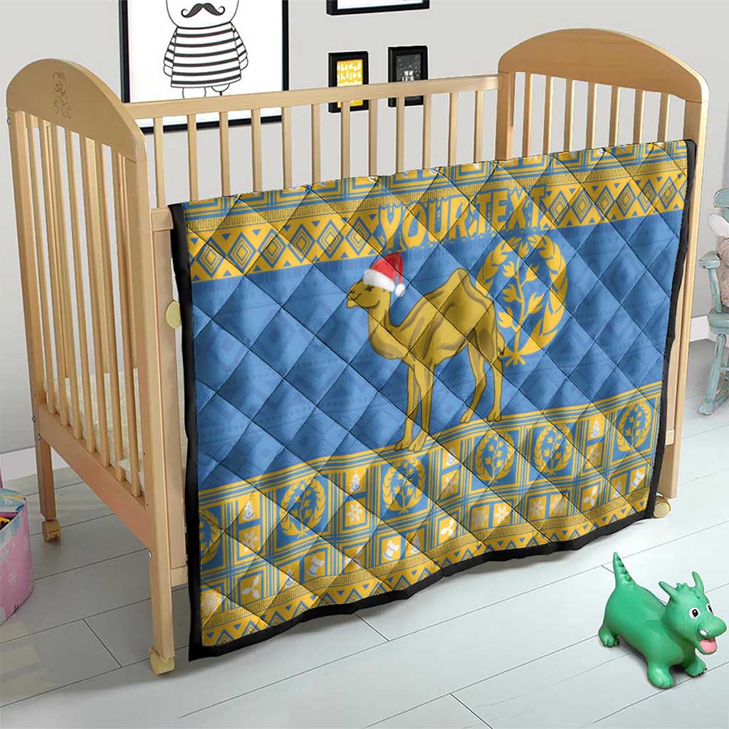 Personalized Eritrea Christmas Quilt Ruhus Beal Lidet - National Emblem - Wonder Print Shop