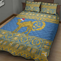 Personalized Eritrea Christmas Quilt Bed Set Ruhus Beal Lidet - National Emblem - Wonder Print Shop