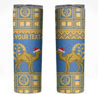 Personalized Eritrea Christmas Skinny Tumbler Ruhus Beal Lidet - National Emblem - Wonder Print Shop