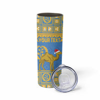 Personalized Eritrea Christmas Skinny Tumbler Ruhus Beal Lidet - National Emblem - Wonder Print Shop