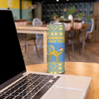 Personalized Eritrea Christmas Skinny Tumbler Ruhus Beal Lidet - National Emblem - Wonder Print Shop