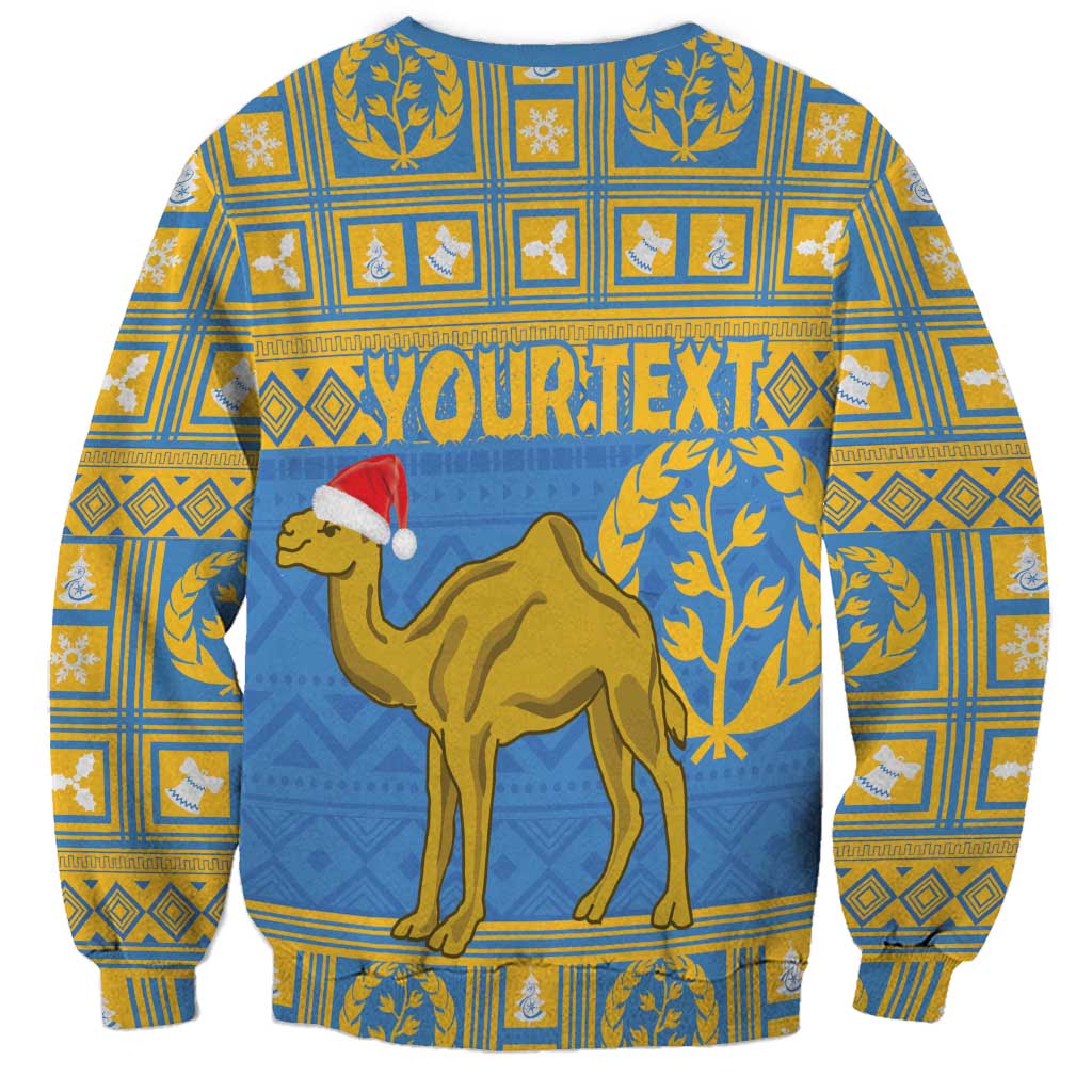 Personalized Eritrea Christmas Sweatshirt Ruhus Beal Lidet - National Emblem - Wonder Print Shop