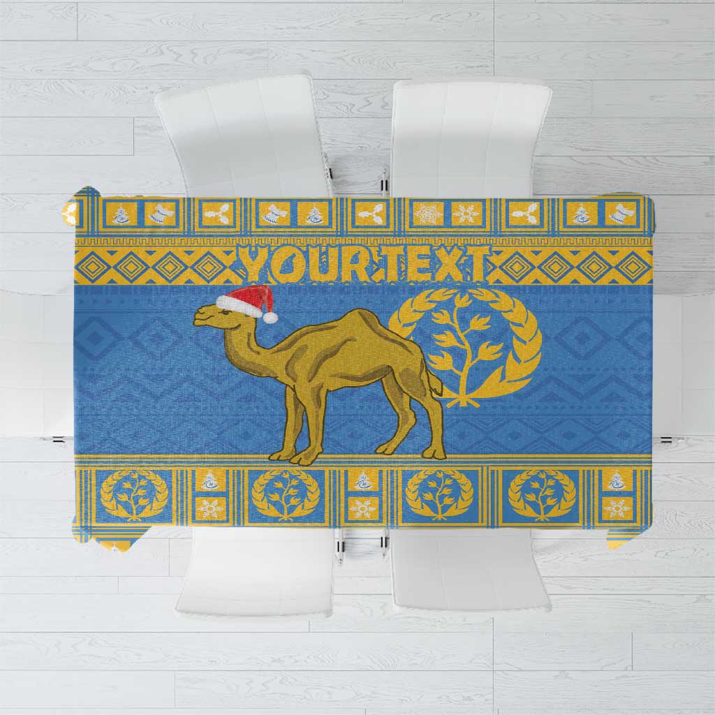 Personalized Eritrea Christmas Tablecloth Ruhus Beal Lidet - National Emblem - Wonder Print Shop