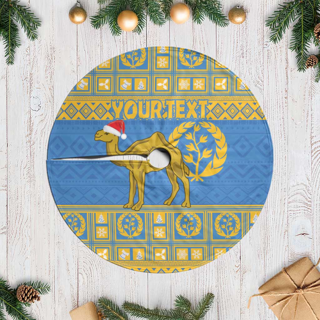 Personalized Eritrea Christmas Tree Skirt Ruhus Beal Lidet - National Emblem - Wonder Print Shop