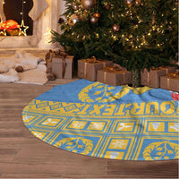 Personalized Eritrea Christmas Tree Skirt Ruhus Beal Lidet - National Emblem - Wonder Print Shop