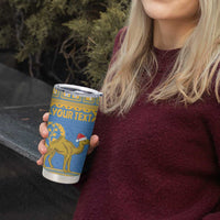 Personalized Eritrea Christmas Tumbler Cup Ruhus Beal Lidet - National Emblem - Wonder Print Shop
