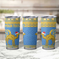 Personalized Eritrea Christmas Tumbler Cup Ruhus Beal Lidet - National Emblem - Wonder Print Shop