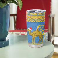 Personalized Eritrea Christmas Tumbler Cup Ruhus Beal Lidet - National Emblem - Wonder Print Shop