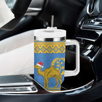 Personalized Eritrea Christmas Tumbler With Handle Ruhus Beal Lidet - National Emblem - Wonder Print Shop