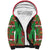 Personalized Wales Nadolig Llawen Sherpa Hoodie Welsh Dragon Mascot - Merry Xmas - Wonder Print Shop