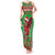 Personalized Wales Nadolig Llawen Tank Maxi Dress Welsh Dragon Mascot - Merry Xmas - Wonder Print Shop