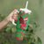 Personalized Wales Nadolig Llawen Tumbler With Handle Welsh Dragon mascot - Merry Xmas - Wonder Print Shop