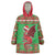 Personalized Wales Nadolig Llawen Wearable Blanket Hoodie Welsh Dragon Mascot - Merry Xmas - Wonder Print Shop
