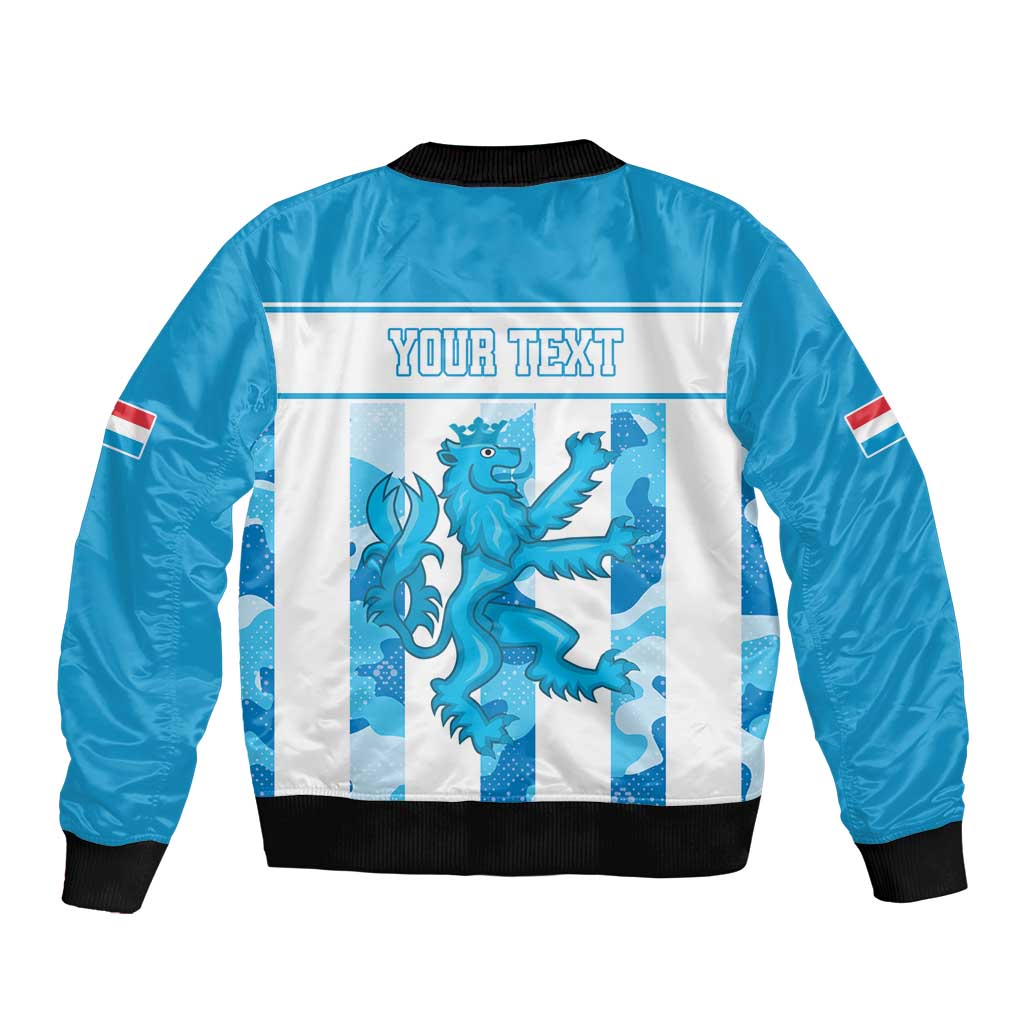 Personalized Luxembourg Bomber Jacket Roude Leiw Grunge Style - Wonder Print Shop