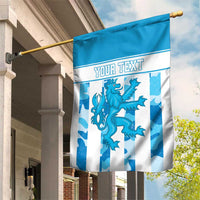 Personalized Luxembourg Garden Flag Roude Leiw Grunge Style - Wonder Print Shop