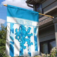 Personalized Luxembourg Garden Flag Roude Leiw Grunge Style - Wonder Print Shop