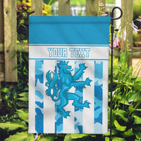 Personalized Luxembourg Garden Flag Roude Leiw Grunge Style - Wonder Print Shop