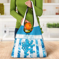 Personalized Luxembourg Grocery Bag Roude Leiw Grunge Style