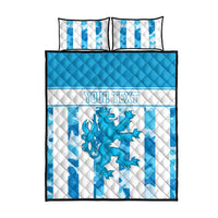 Personalized Luxembourg Quilt Bed Set Roude Leiw Grunge Style - Wonder Print Shop