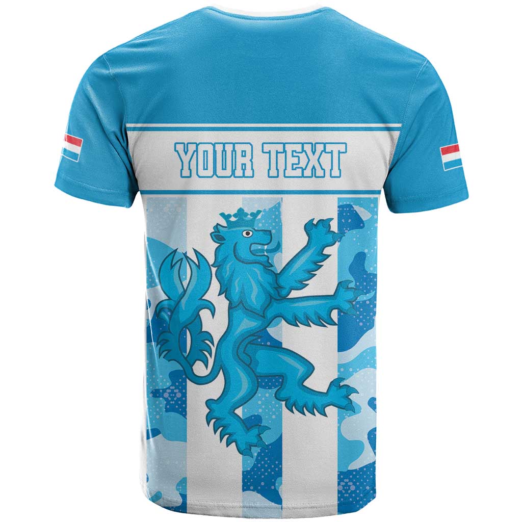Personalized Luxembourg T Shirt Roude Leiw Grunge Style - Wonder Print Shop