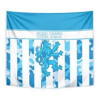 Personalized Luxembourg Tapestry Roude Leiw Grunge Style - Wonder Print Shop