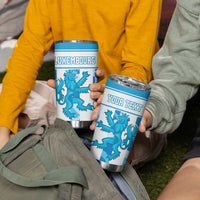 Personalized Luxembourg Tumbler Cup Roude Leiw Grunge Style - Wonder Print Shop