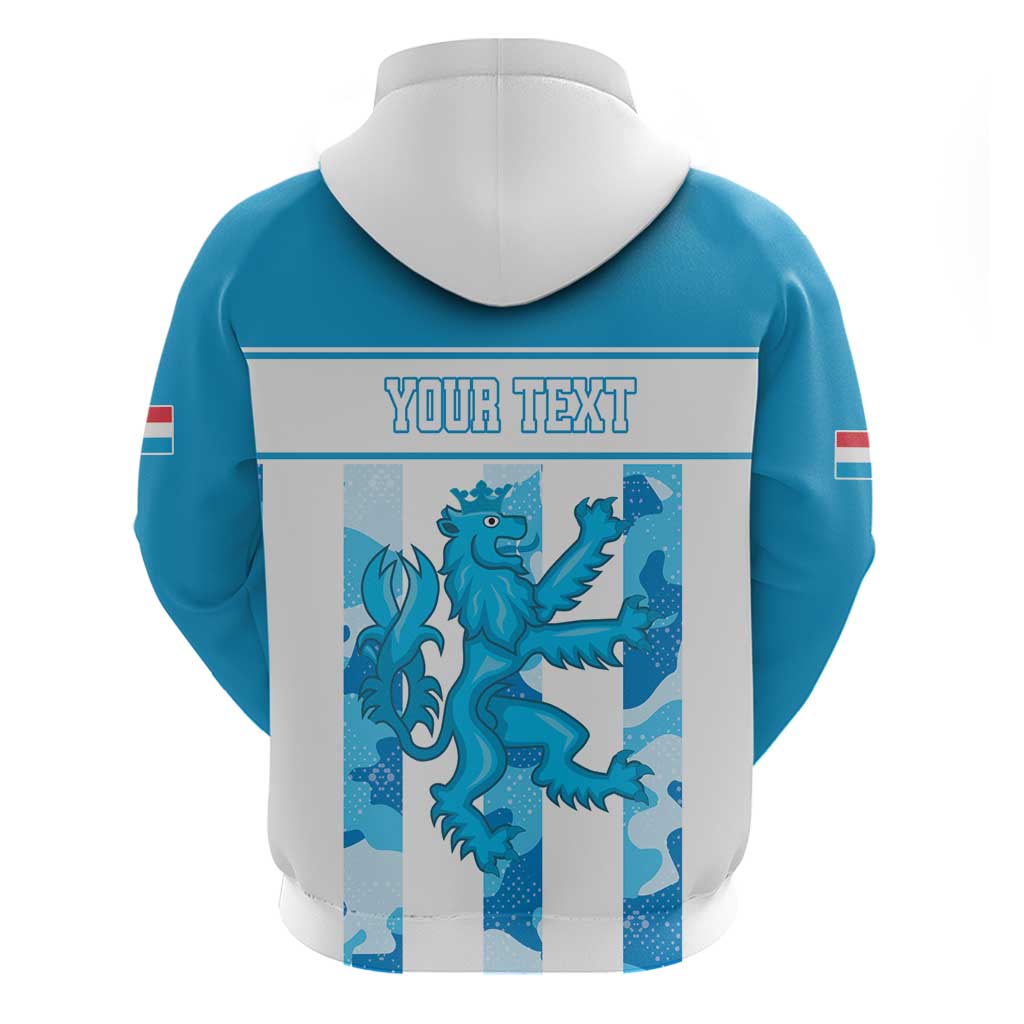 Personalized Luxembourg Zip Hoodie Roude Leiw Grunge Style - Wonder Print Shop