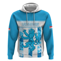 Personalized Luxembourg Zip Hoodie Roude Leiw Grunge Style - Wonder Print Shop