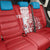 Custom Luxembourg Football Back Car Seat Cover Les Lions Rouges - Wonder Print Shop
