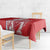 Custom Luxembourg Football Tablecloth Les Lions Rouges - Wonder Print Shop