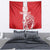 Custom Luxembourg Football Tapestry Les Lions Rouges - Wonder Print Shop