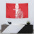 Custom Luxembourg Football Tapestry Les Lions Rouges - Wonder Print Shop